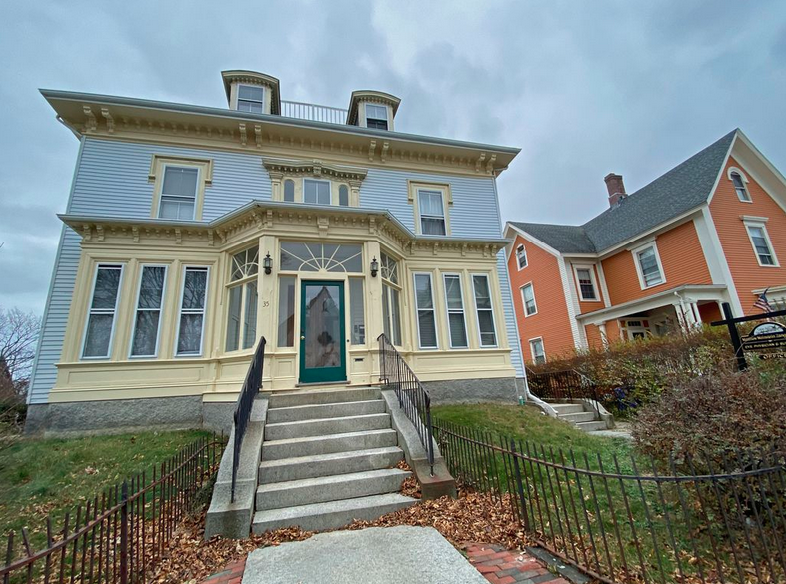 House in Gloucester subject of painting by Edward Hopper in 1926. Boston Globe, Diane Bair photo.