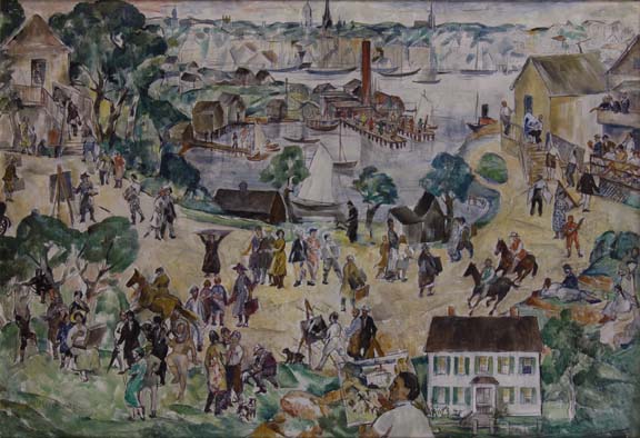 William Meyerowitz (1887-1981). Gloucester Humoresque, 1923. Oil on canvas. Gift of James F. O'Gorman and Jean Baer O'Gorman, 1985. [acc. #2510.04]
