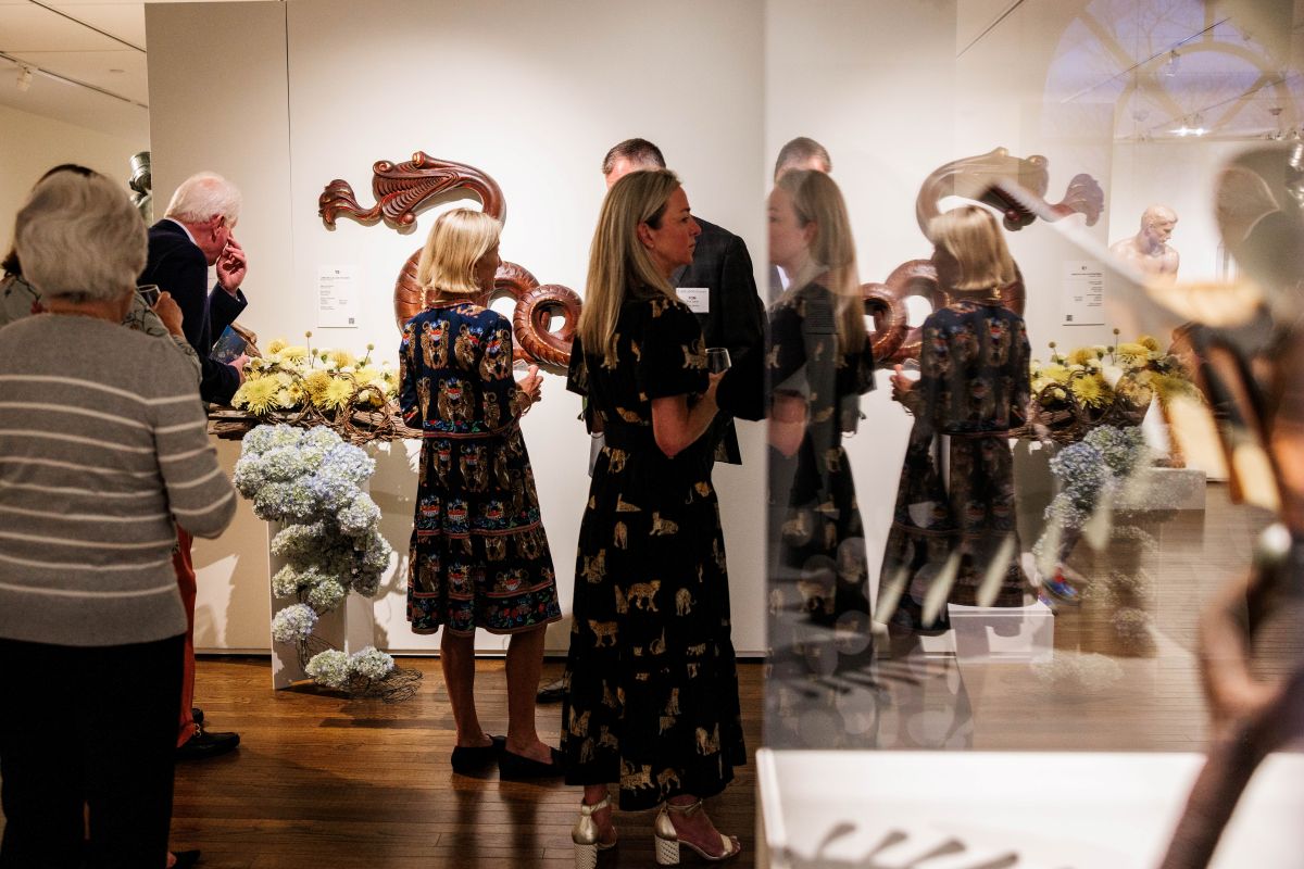 CAM Patrons Enjoying Gallery and Event 1200x800